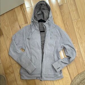 Lululemon scuba zip up with fleece lining